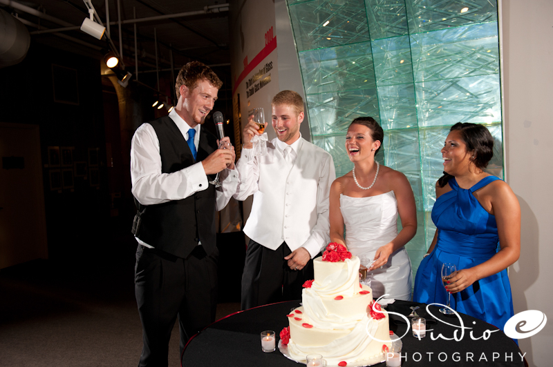 Glassworks wedding Louisville