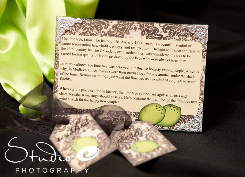 wedding lime tree guest message 