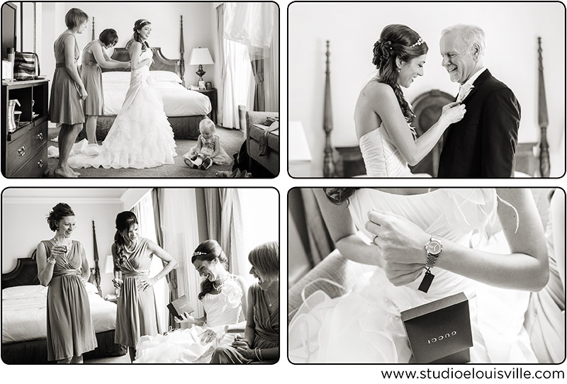 Seelbach Wedding Louisville - Bride getting ready