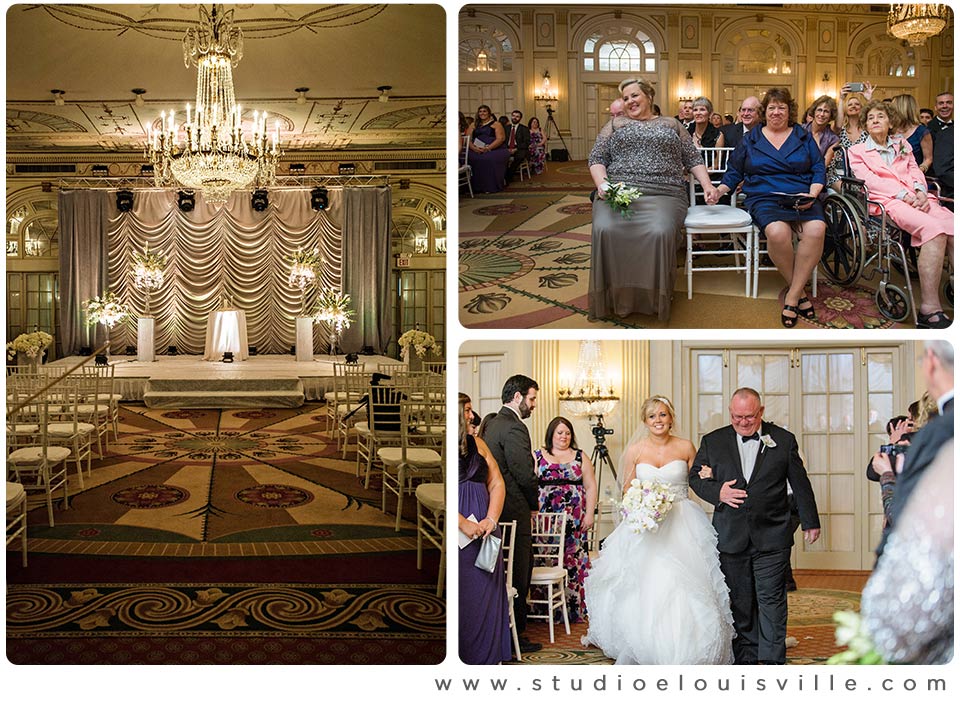 Wedding Ceremony at the Brown Hotel